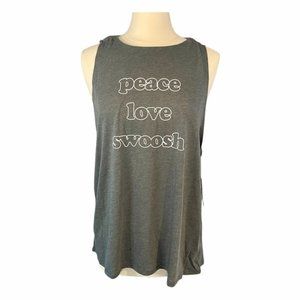 NWT Nike Peace Love Swoosh Top